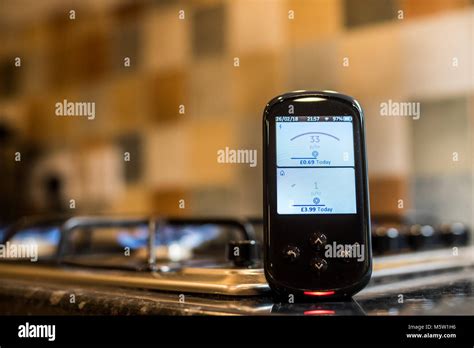 Smart Metering Showing Live Data Stock Photo - Alamy