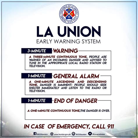 LA UNION EARLY WARNING SYSTEM