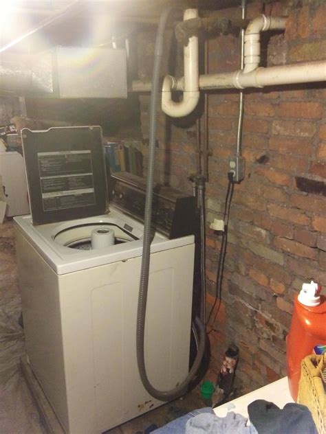 Washing machine drain hose very high - Home Improvement Stack Exchange