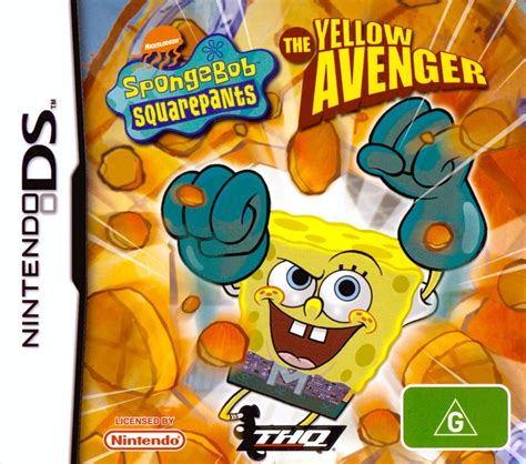 SpongeBob SquarePants: The Yellow Avenger box covers - MobyGames