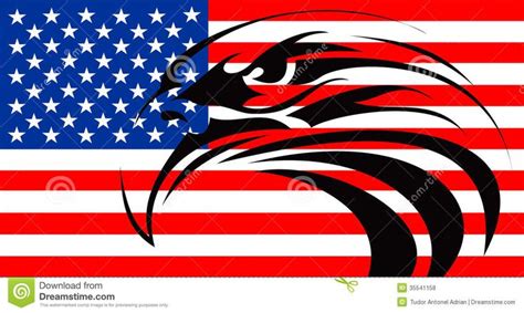 American Flag Eagle Tattoo