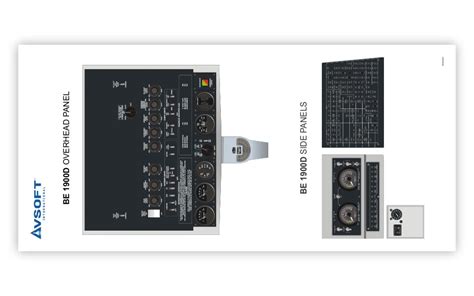 Beechcraft 1900D Cockpit Poster - Avsoft Aviation Training Courses for ...