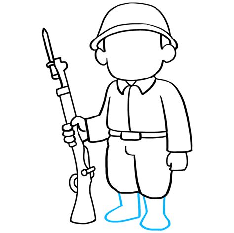 How to Draw a Soldier - Really Easy Drawing Tutorial