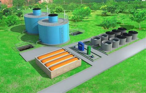 Biogas Plant 3d Model