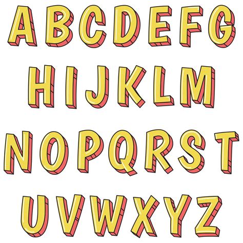 Large Alphabet Letters Printable