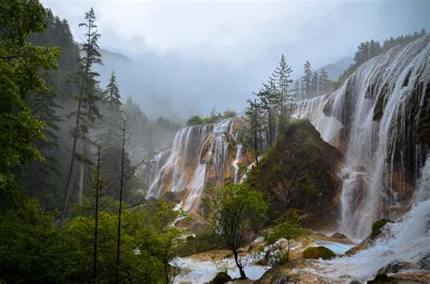 Beautiful Waterfall in Aba, China image - Free stock photo - Public ...