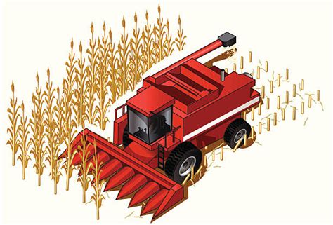 Combine Harvester Clip Art, Vector Images & Illustrations - iStock