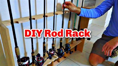 How To Make Your Own Fishing DIY Rod Rack (Step-By-Step) - POBSE