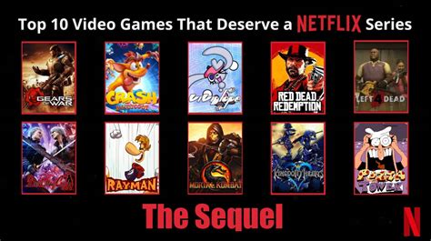 My Top 10 Video Games Deserve a Netflix Series 2 by gamerliampro on ...