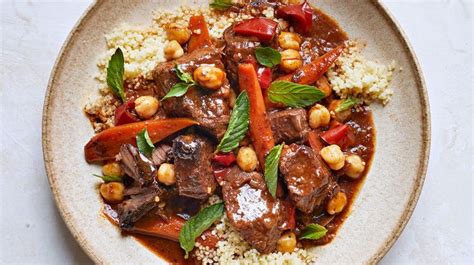 Spiced Beef Stew with Carrots and Chickpeas | Recipe | Spiced beef, One ...