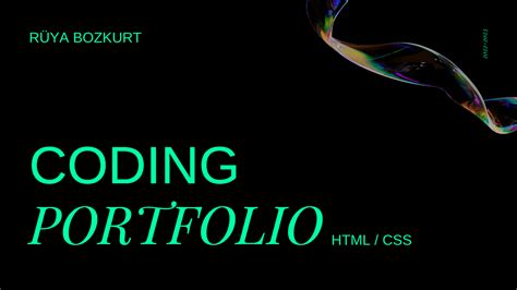 HTML / CSS PORTFOLIO on Behance