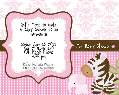 Baby shower invitaciónes niña - Imagui