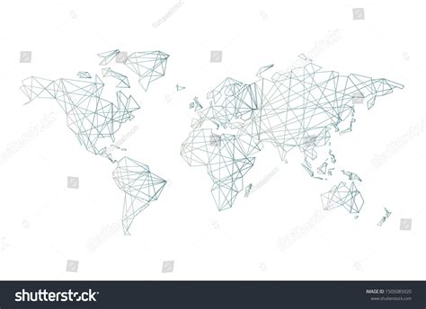 World Map Simple Vector Map World Stock Vector (Royalty Free ...