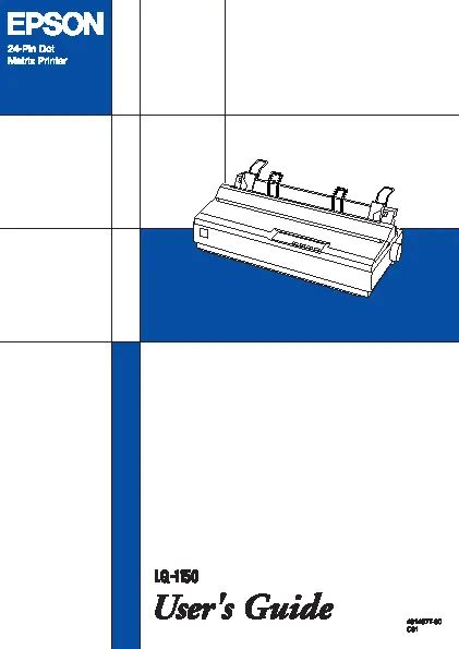 Epson Users Manual Sample - PDFSimpli