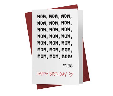 Buy Funny Birthday Card For Mom, Her – Anniversary Card For Her From ...