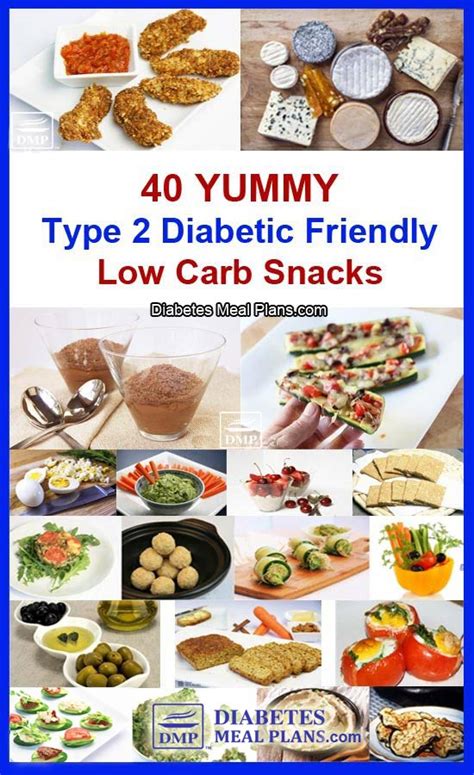 40 Low Carb Snacks for Diabetics