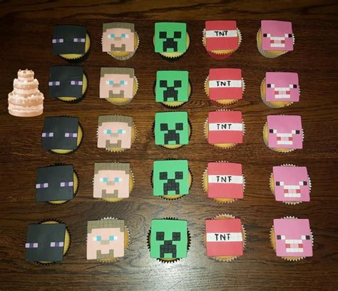 Minecraft Cupcakes | 25 Delicious Cupcakes for a Minecraft Themed ...