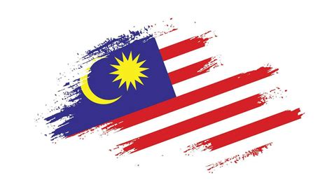 Texture effect Malaysia flag vector 14424310 Vector Art at Vecteezy