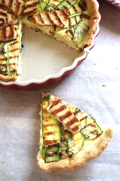 Courgette & Halloumi Tart - My Fussy Eater | Healthy Kids Recipes