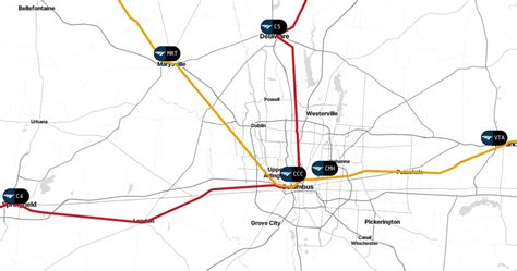 I made a map of the new Amtrak routes and stations: Cleveland-Detroit ...