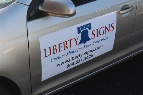 Magnetic Vehicle Signs by Liberty Signs - Simpsonville, Fountain Inn ...