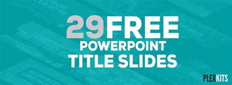 Free PowerPoint Title Slide Templates :: Behance