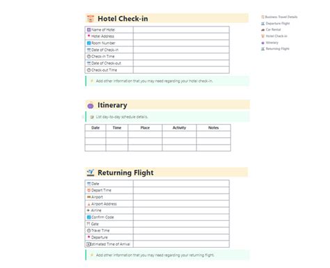 11 Free Travel Itinerary Templates in Google Docs, Excel, & Word