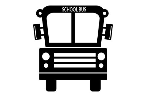 School Bus Silhouette. School Bus SVG. Silhouette Cameo By Olyate ...