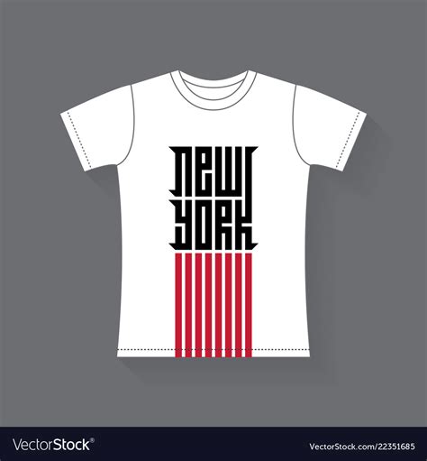 New york - t-shirt design tee shirt graphics Vector Image