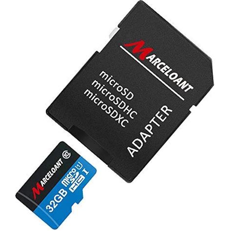 TF Card 32GB, Micro SD Memory Cards Class 10 MicroSDHC UHS-I With ...