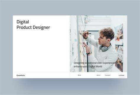 DesignPilot - Clean Portfolio Template