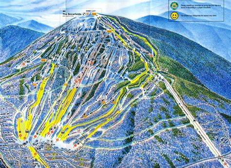 Sugarloaf Mountain Trail Map - Sugarloaf Maine USA • mappery