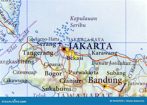 Jakarta Indonesia Map