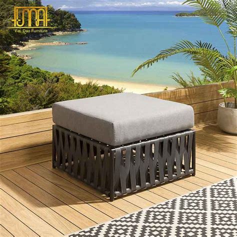 Square Outdoor Coffee Table or Ottoman Design - Feidao