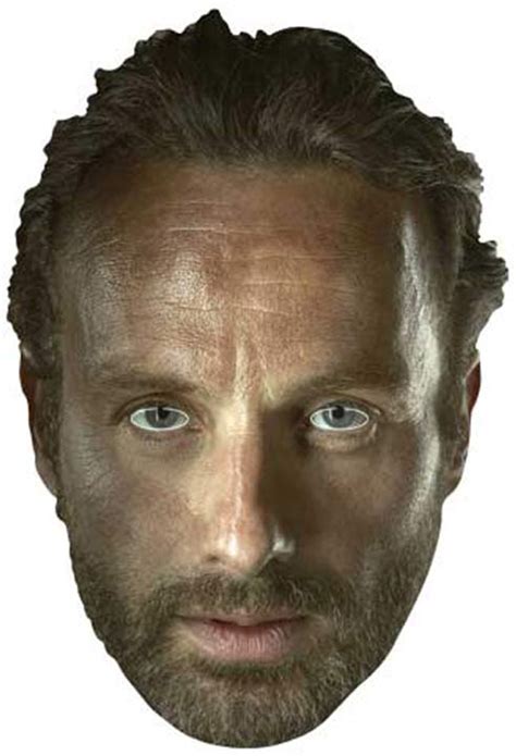 Rick Grimes (Andrew Lincoln) The Walking Dead Party Face Mask Available ...