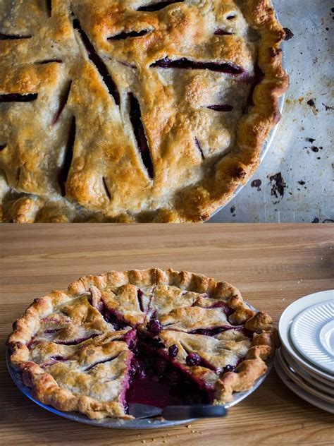 Saskatoon Berry and Cherry Pie | Easy Recipes Blog