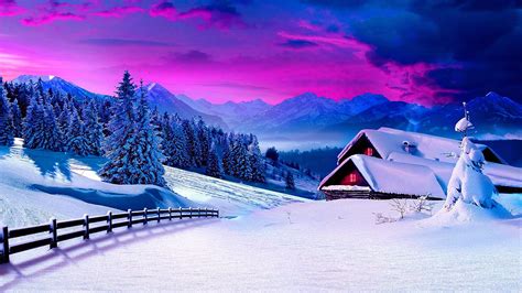 Snowy Mountain Landscape Wallpapers - Wallpaper Cave