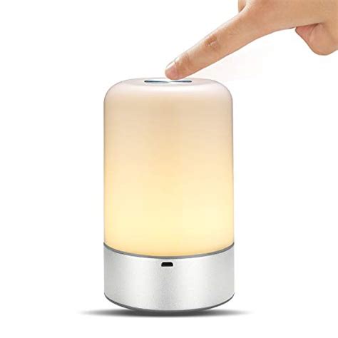 RICH Table Touch Sensor Bedside Lamps + Dimmable Warm White Light ...