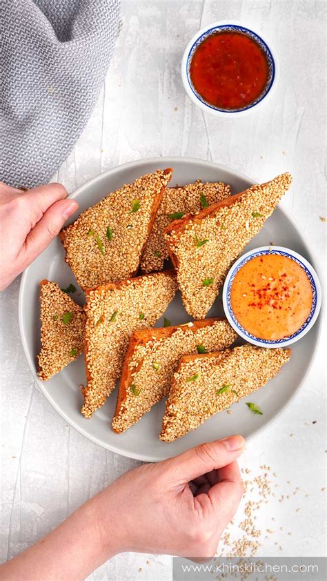 Sesame Prawn Toast | Khinskitchen | Easy Crispy Prawn Toast Recipe