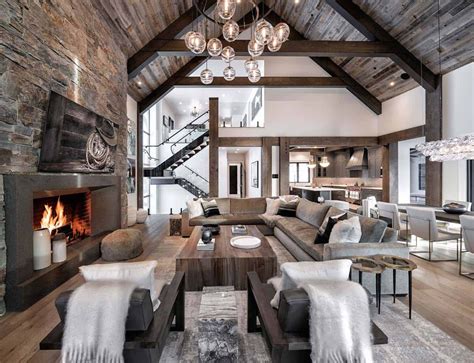 Famous Mountain House Interior Design References - Architecture ...