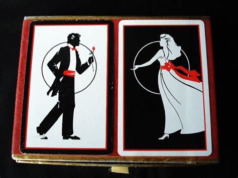 Vintage Art Deco Playing Cards Congress Designer Series 1940s