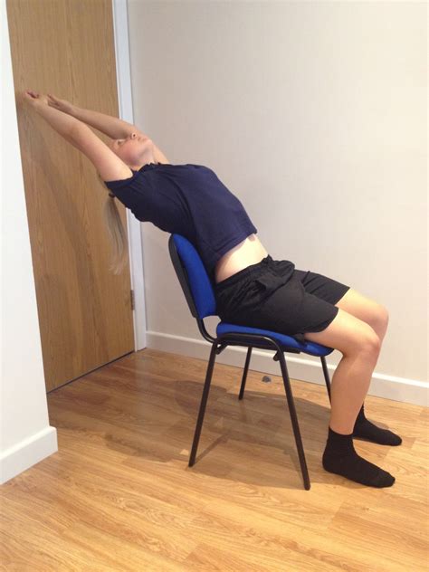 Thoracic Spine Extension Stretch; Sitting - G4 Physiotherapy & Fitness