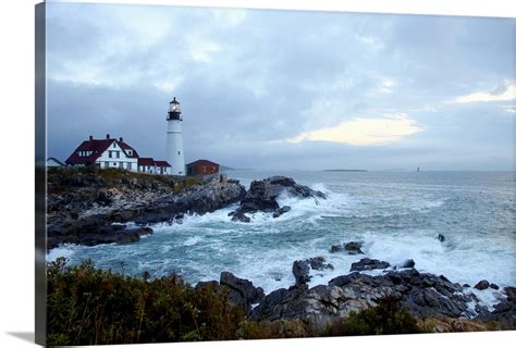 Portland Head Lighthouse at sunrise Wall Art, Canvas Prints, Framed ...