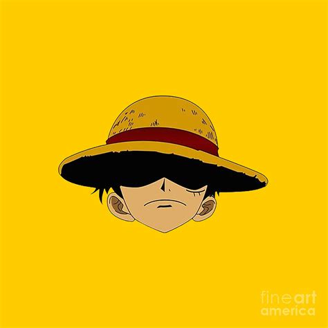 Pirate Luffy Straw Hat Drawing by Vicky Rahmawati - Pixels