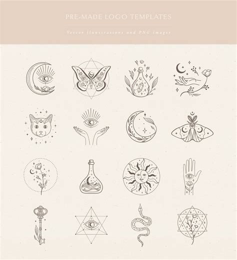 Elemental Symbols Tattoo