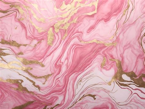 Premium AI Image | Pink marble background