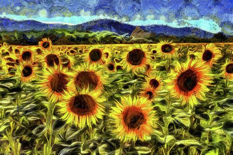 Van Gogh Paintings Sunflowers