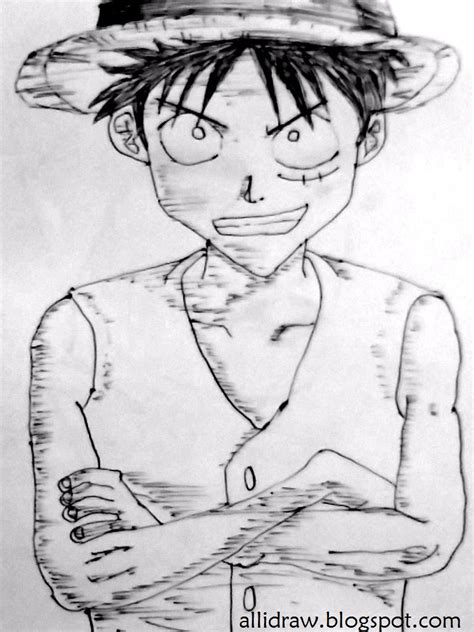 Sketches of Monkey D. Luffy - My Sketchbook | allidraw | Sketches by ...