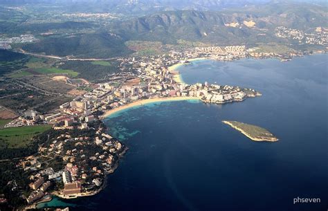 "Magaluf and Palma Nova from the air" by phseven | Redbubble