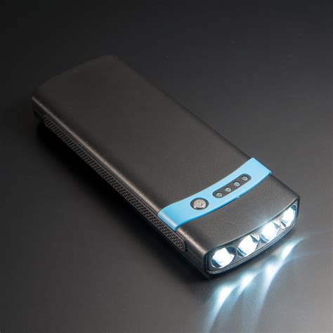 LED Solar Flashlight & Portable Battery Charger (Blue) - Wicked Gear ...